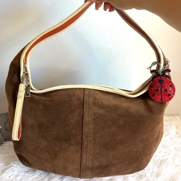 Coach | Bags | Rare Vintage Coach Y2k 9292 Suede Hobo Shoulder Bag